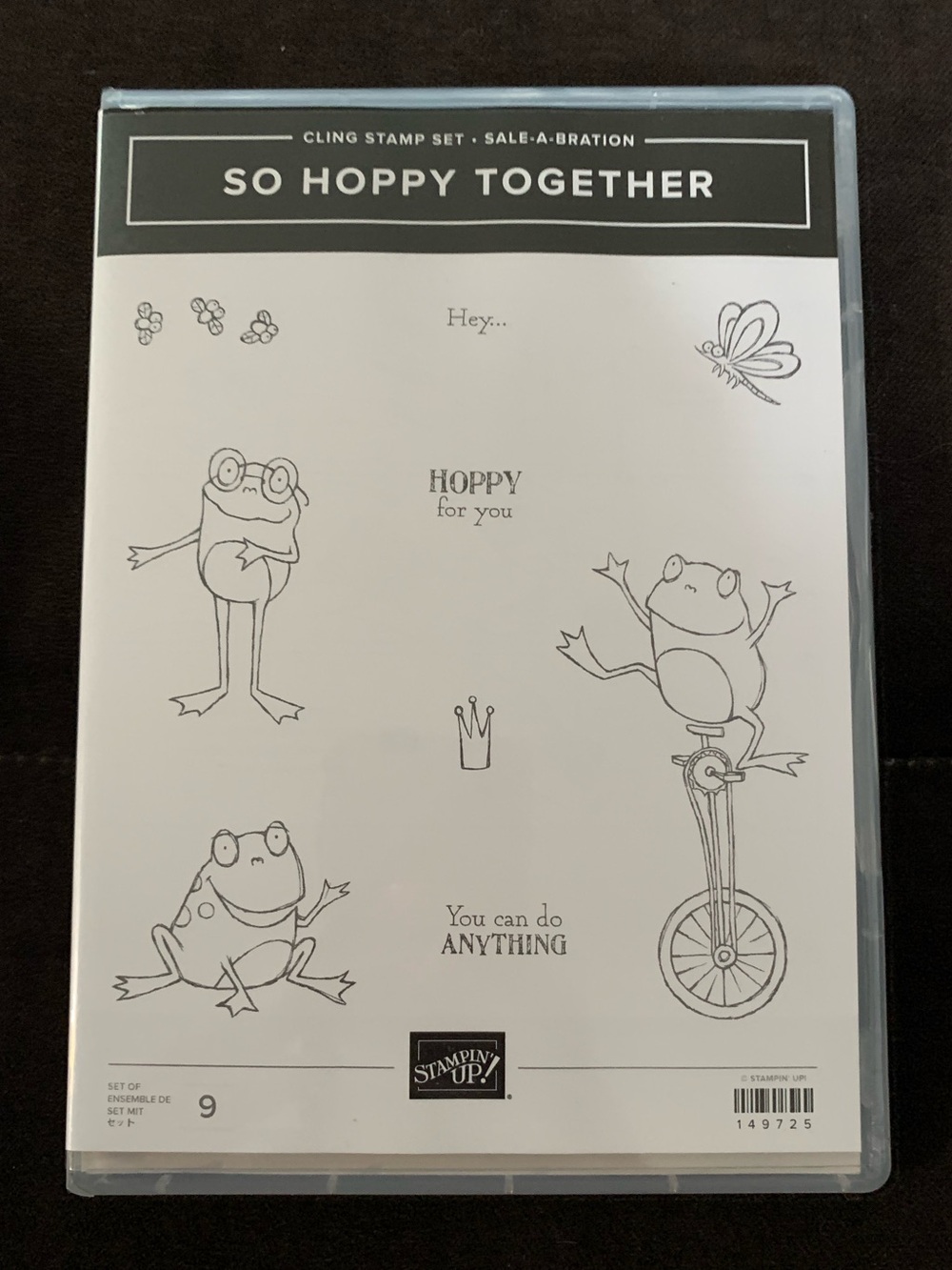 Stampin' Up! So Hoppy Together Cling Stamp Set